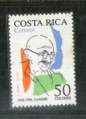 Costa Rica 1998 Mahatma Gandhi of India 1v MNH # 1830A