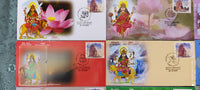 India 2020 Navratri Nav Durga Devi Goddess Hindu Mythology Set of 9 Special Covers # 18343