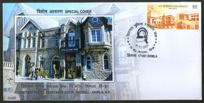India 2021 Heritage Police Assistance Room Shimla Architecture Special Cover # 18423