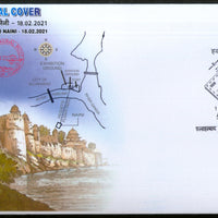 India 2021 Allahabad to Naini 110 Years of Airmail Special Cover # 18483
