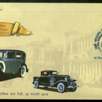 India 2016 Statesman Vintage & Classic Car Rally Transport Special Cover # 18486