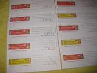 India 2009 28 Diff. Postal Stationery Envelopes with Jago Grahak Jago Advert. Mint # 18574