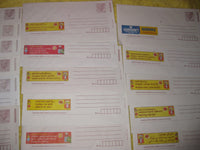 India 2009 28 Diff. Postal Stationery Envelopes with Jago Grahak Jago Advert. Mint # 18574