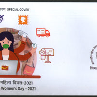 India 2021 International Women's Day COVID-19 Special Covers # 18618