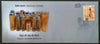 India 2020 Tripura’s Bamboo Bottles Eco-Friendly Organic Hand Craft Special Cover # 18628