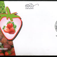 India 2021 Mahabaleshwar Strawberry Fruit Plant GI Tag Special Cover # 18645