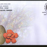 India 2020 Siddu Halasu Cheluru Vegetables Tumkurpex Special Cover # 18657