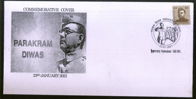 India 2021 Parakram Day Subhas Chandra Bose Special Cover # 18723