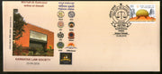 India 2018 Karnataka Law Society Justice Law & Order Coat of Arms Special Cover # 18694