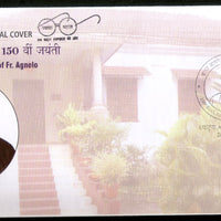 India 2019 Father Agnelo Birth Anniv. Christianity Special Cover # 18716