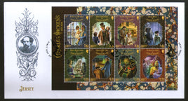 Jersey 2020 Charles Dickens Famous Author Novelist Sheetlet FDC # 18728