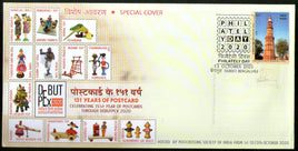 India 2020 151 Years of Post Card Philately Day Toy Special Cover # 18748