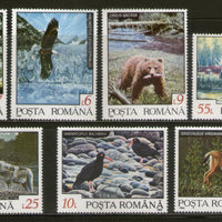 Romania 1992 Owl Eagle Bear Wildlife Birds Animals Sc 3782-88 MNH # 189