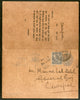 India 1912’s KG V ¼+¼An Reply Post Card Jain-P20 to CAWNPORE Reply part not used # 19017