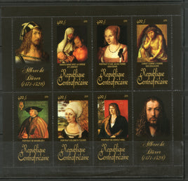 Central African Republic 2011 Religious Painting by Albrecht Durer Sc 1671 M/s MNH # 19048 - Phil India Stamps
