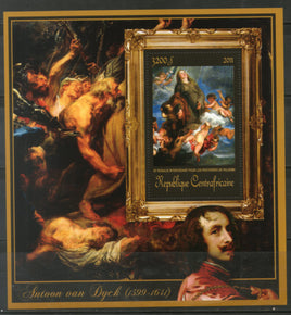 Central African Republic 2011 Painting by Anthony Van Dyck Sc 1738 M/s MNH # 19064 - Phil India Stamps