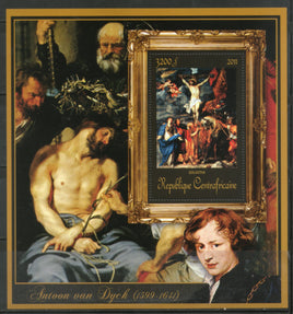 Central African Republic 2011 Religious Painting by Anthony Van Dyck Sc 1740 M/s MNH # 19065 - Phil India Stamps