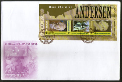 Micronesia 2005 Hans Christian Andersen Author Sc 665 M/s FDC # 19100