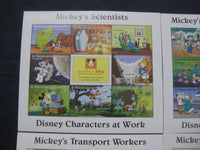 St. Vincent & Grenadines 6 Diff Sheetlets of Walt Disney Cartoons Micky Mouse Donald Duck Goofy MNH # 19156