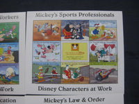 St. Vincent & Grenadines 6 Diff Sheetlets of Walt Disney Cartoons Micky Mouse Donald Duck Goofy MNH # 19156