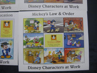 St. Vincent & Grenadines 6 Diff Sheetlets of Walt Disney Cartoons Micky Mouse Donald Duck Goofy MNH # 19156