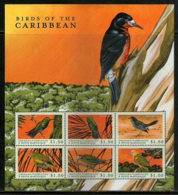 Grenada 2000 Birds Parrot Wildlife Animals Sc 2149 M/s MNH # 19174