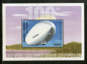 Congo Zaire 2001 First Graf Zeppelin Aviation Transport Sc 1589 M/s MNH # 1997
