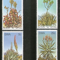 South West Africa 1981 Aloe Erinacea Plants Trees Flora Sc 475-78 MNH # 4405