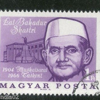 Hungary 1966 Lal Bahadur Shastri of India Sc 1736 Cancelled # 3700A