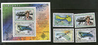 Kiribati 1999 Independence Millennium Island Maps "SPECIMEN" 4V+M/S MNH # 7570