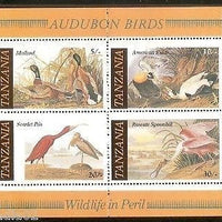 Tanzania 1986 Audubon Bird Painting Sc 309a M/s MNH # 12821