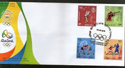 India 2016 Rio Olympic Games Brazil Shooting Boxing Wrestling Sport FDC # F3067