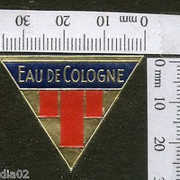 India 1950's Eau De Cologne French Print Vintage Perfume Label Multi-Colour 1931