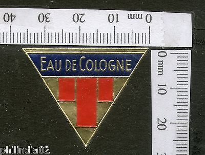 India 1950's Eau De Cologne French Print Vintage Perfume Label Multi-Colour 1931