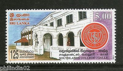 Sri Lanka 2011 Southlands College Galle 125 Annv. Architecture MNH # 3688