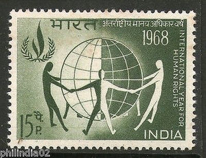 India 1968 International Year for Human Rights Phila-457 MNH