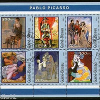 Guinea Bissau 2001 Pablo Picasso Painting Art M/s Sheetlet Cancelled # 8124