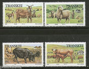 Transkei 1987 Cattle Cow Sheep Pig Goat Domastic Animal Fauna Sc 195-8 MNH #2721