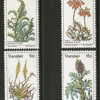 Transkei 1977 Medicinal Plants Flower Trees Flora Sc 24-27 MH # 4280