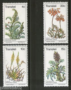Transkei 1977 Medicinal Plants Flower Trees Flora Sc 24-27 MH # 4280