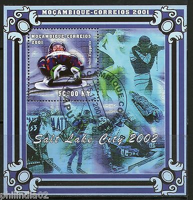 Mozambique 2001 Winter Olympics Sc 1441 Medallists Sports M/s Cancelled # 7642
