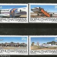 Bophuthatswana 1986 Airways Aircraft Aviation Flag Transport Sc 184-7 MNH # 1763