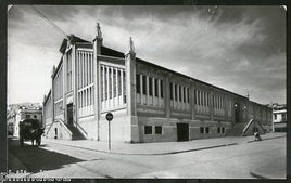Spain 1955 Mataro Central Market View Picture Post Card to Finland #154