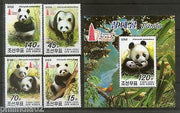 Korea 2005 Panda Wildlife Animal 4v+M/s Sc 4451-55 MNH #13028