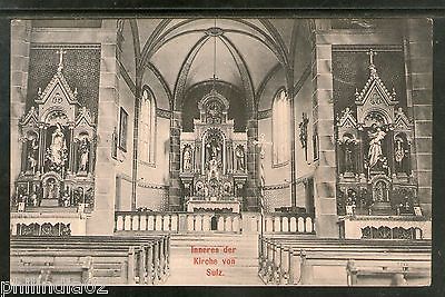 Austria 1913 Interior of the Church of Sulz Architecture Used View Post Card 118