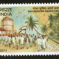 India 2011 Golden Jubilee of Goa Liberation Flag 1v MNH