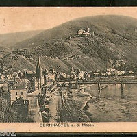 Germany 1929 Bernkastel Overview Architecture Used View Post Card India #1454-48