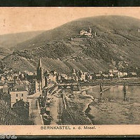 Germany 1929 Bernkastel Overview Architecture Used View Post Card India #1454-48