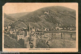 Germany 1929 Bernkastel Overview Architecture Used View Post Card India #1454-48
