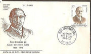 India 1973 Allan Octavian Hume Phila-584 FDC